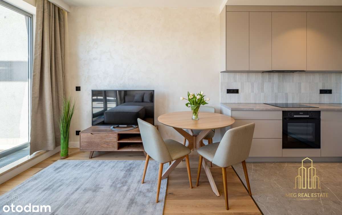 Piękne dwa pokoje z panoramą miasta i dużym tarase - Pełny obrazek: 2/10