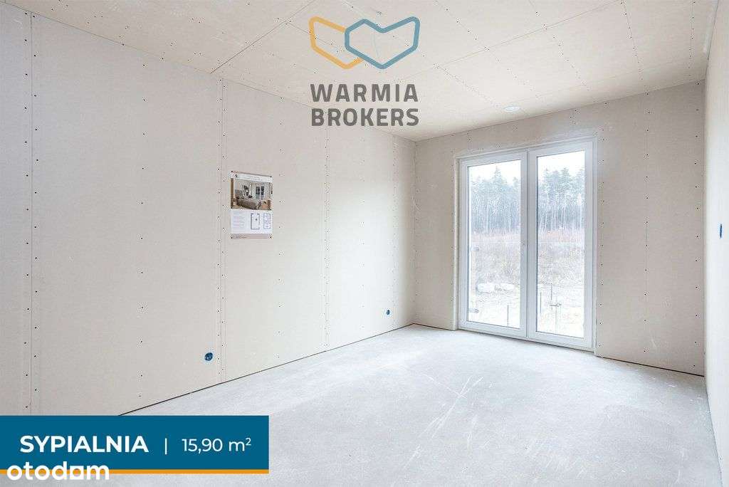 Energooszczędny dom zab. szeregowa w Bartągu-19