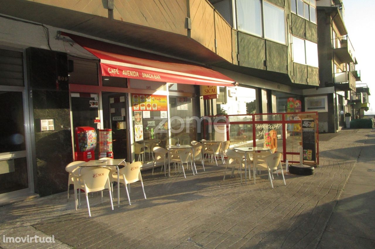 Café Snack Bar para trespasse linha de praia Vila do Conde-Porto
