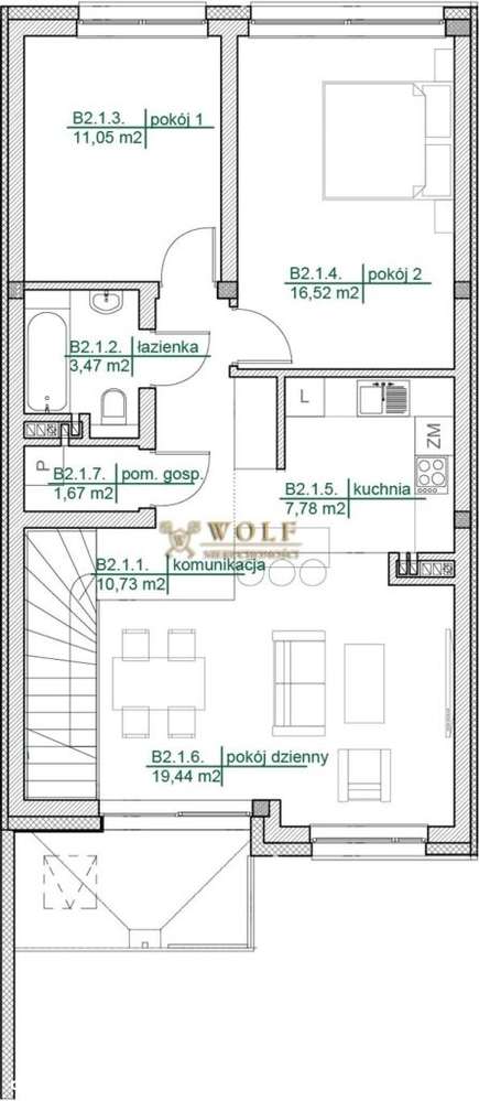 Nowoczesny apartament z ogródkiem w Świerklańcu - Pełny obrazek: 5/11