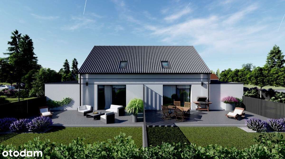 Dom 106m2 z dużym ogrodem i przestronnym salonem-3