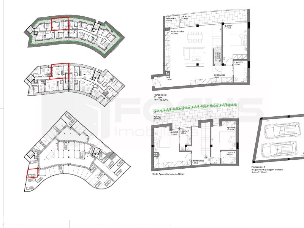 Novo apartamento T3 DUPLEX com varanda, junto á Universid...