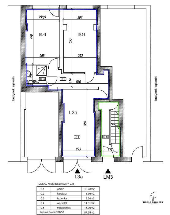 ul. Moniuszki | 5 pokoi+2 kuchnie | ogród | 106,73-18
