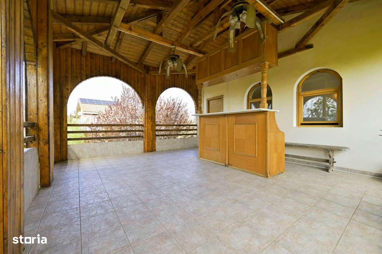 Vanzare vila 6 camere 316mp + garaj + teren 1490mp Centru Snagov ILFOV-9