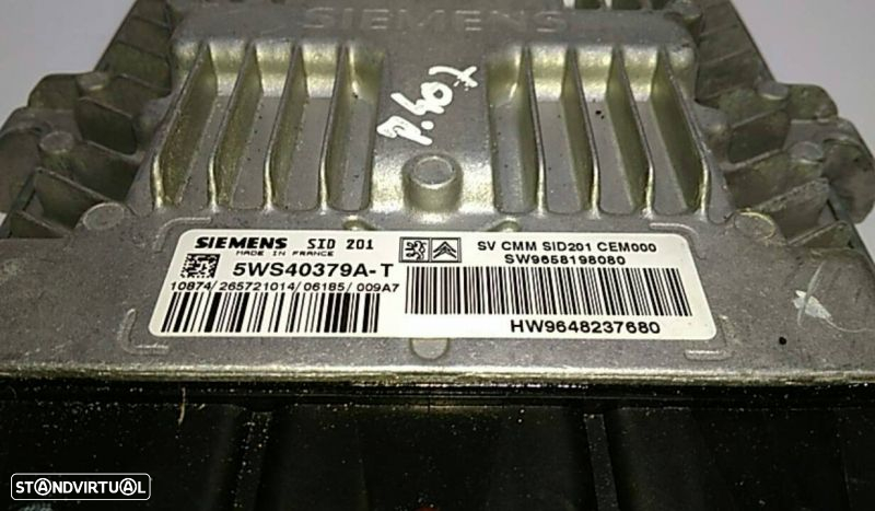 Centralina Do Motor  Ecu Peugeot 407 Coupé (6C_) - 3