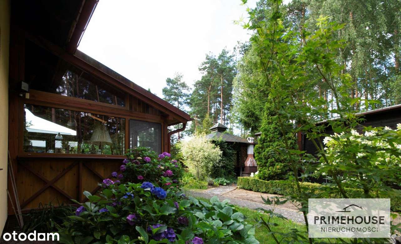 Unikatowy dom z ogrodem przy lesie ogród zimowy!-18