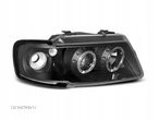 LAMPY REFLEKTORY AUDI A3 8L 96-00 RINGI BLACK TUNING - 1