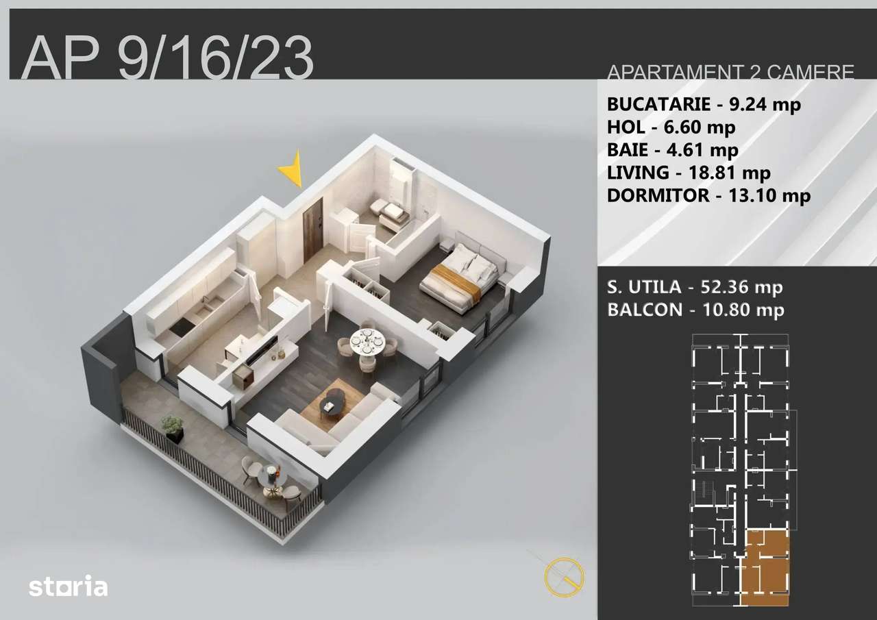 Apartament 3 camere decomandat Theordor Pallady Metrou-2