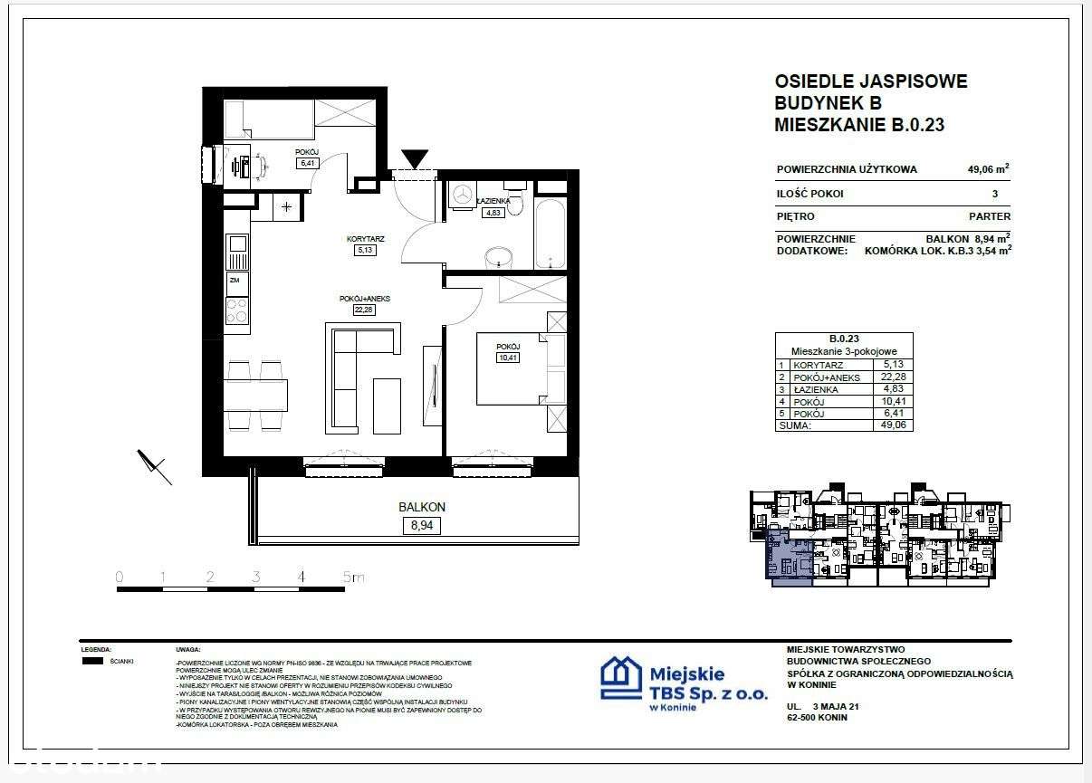 Mieszkanie B.0.23 - Pełny obrazek: 2/7