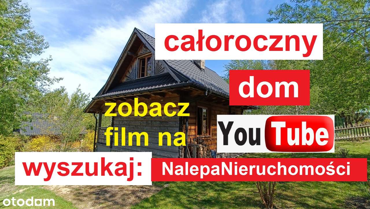CAŁOROCZNY dom / jednorodzinny / rekreacyjny w CUDNEJ okolicy