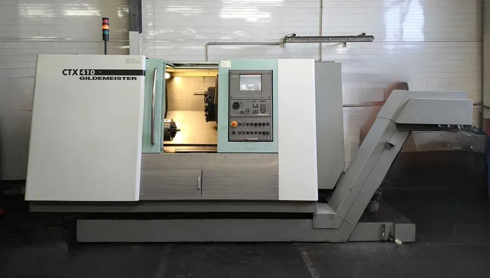 Tokarka cnc  dmg gildemeister ctx 410  tokarka cnc dmg gildemeister ctx 410 z osią c ,napędzanymi narzędziami 2004