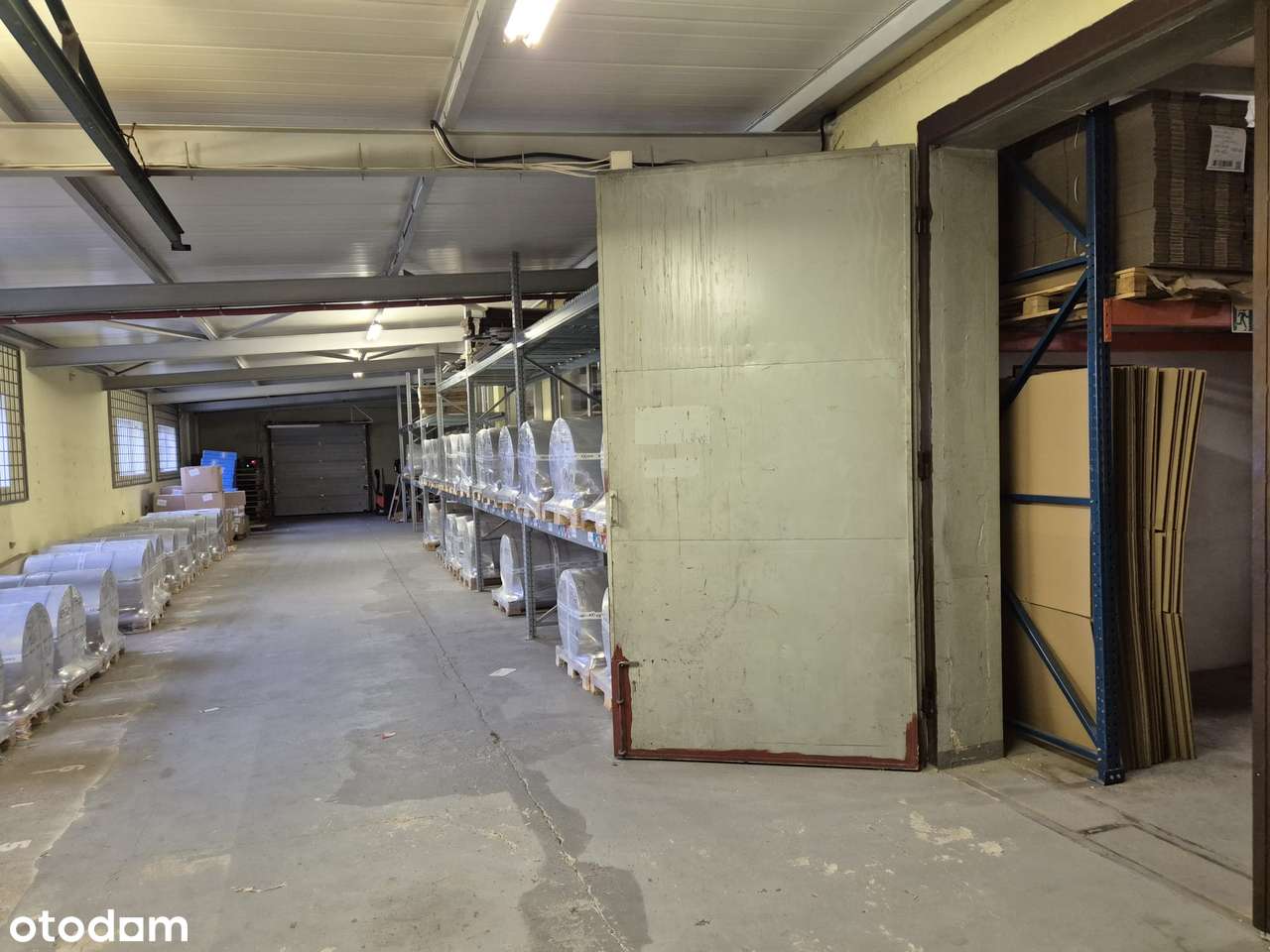 WYNAJEM - TYLNA CZĘŚĆ HALI MAGAZYNOWEJ  160 m² oraz Biuro, Internet - Pełny obrazek: 4/6