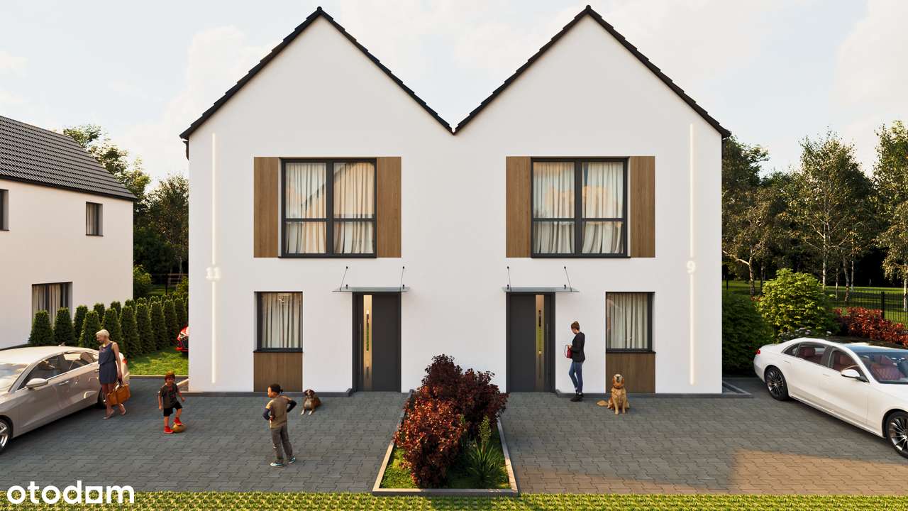 Dom 139 m² z pompą ciepła,dużym salonem 56 m², 5 pokoi, pod Wrocławiem - Pełny obrazek: 5/18