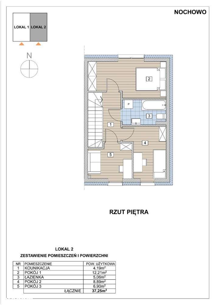 Lokal mieszkalnyw bliźniaku na Osiedlu Słonecznym - Pełny obrazek: 5/5