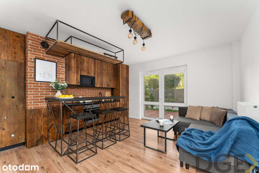 Loftowy klimat i prywatny ogródek | 54 m², Kraków - Pełny obrazek: 4/17