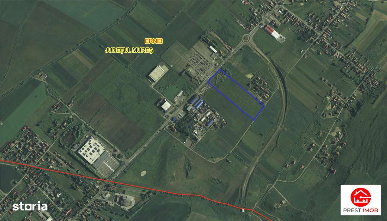 Teren de Vanzare in Ernei – Investitie  cu PUZ in Curs - Imagine principală: 1/2