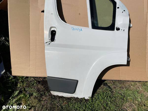 CITROEN JUMPER III FIAT DUCATO 06-14 DRZWI PRAWE PRZEDNIE SZYBA ZAMEK - 2