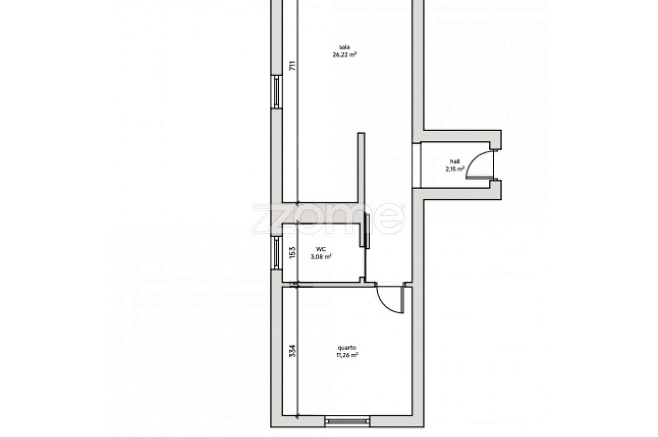 Vende-se apartamento T1 Remodelado, Monte Abraão-19
