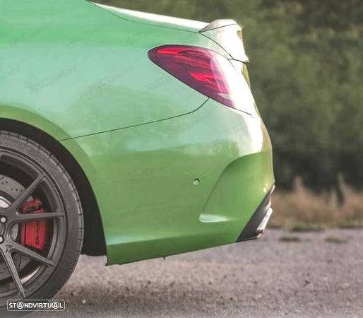 AILERON SPOILER TRASEIRO PARA MERCEDES CLASE C W205 14-21 SEDÁN LOOK AMG PRETO BRILHANTE - 2