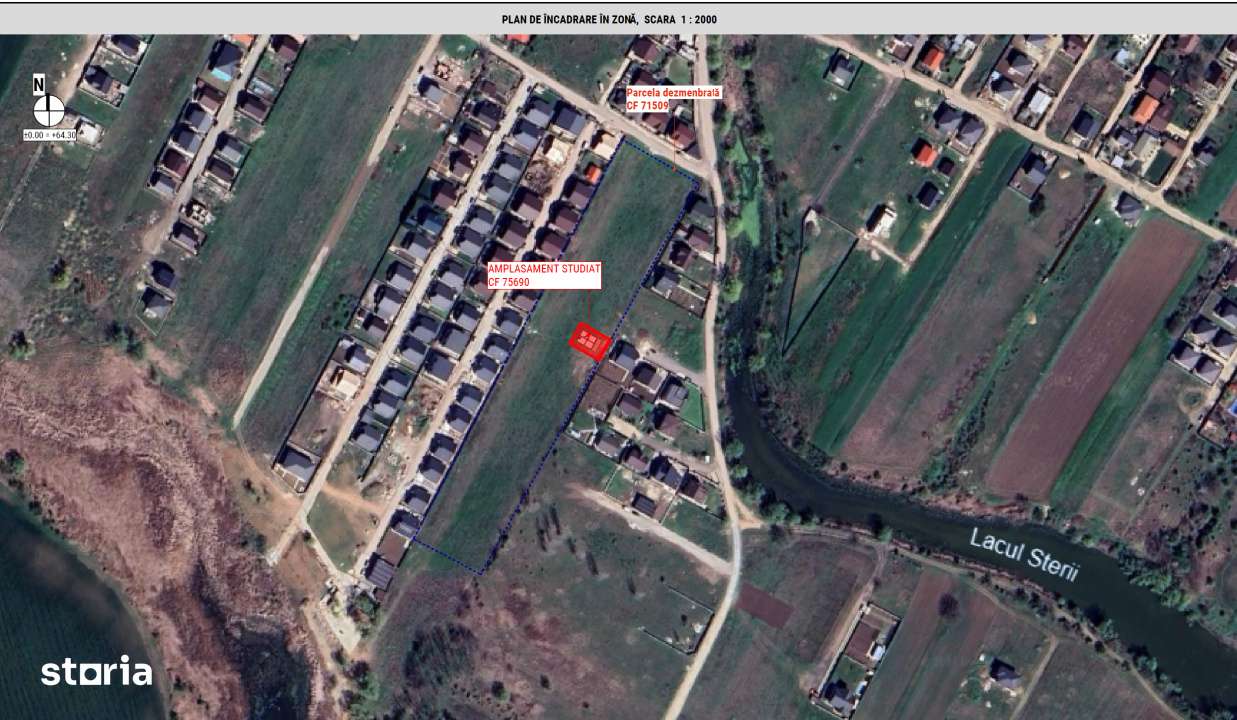 Teren intravilan cu autorizatie de constructie – Comuna Berceni, 314-3