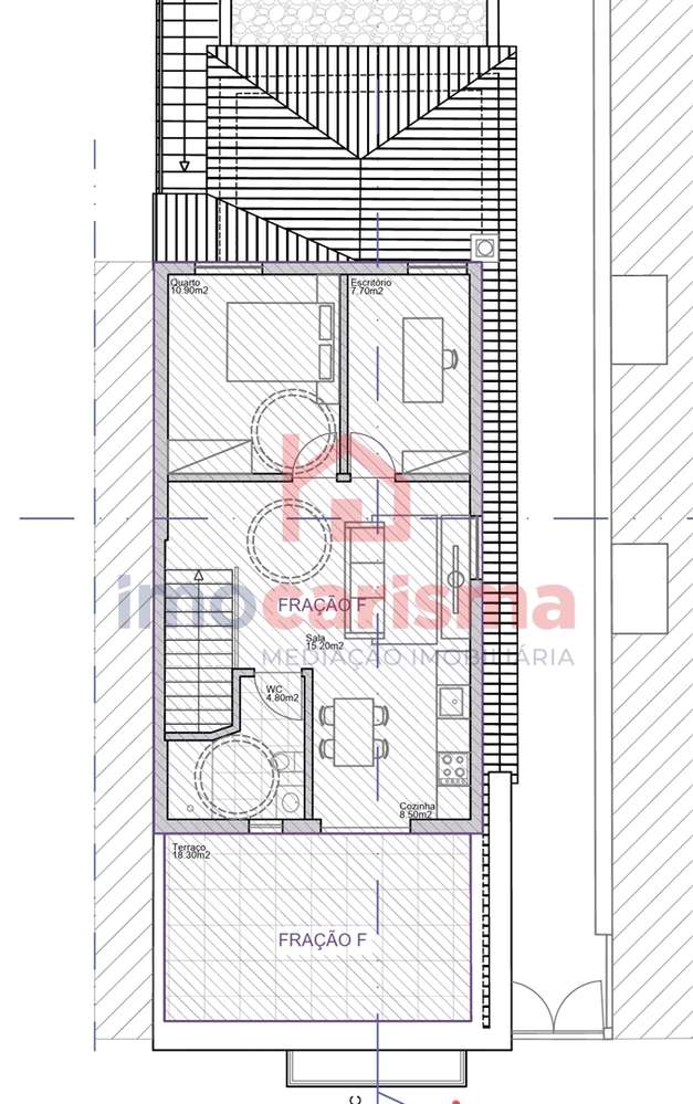 Apartamento T1+1 Com Terraço no Coração de Vizela-18
