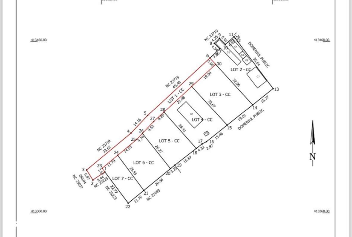 Teren Vernesti 595 mp - Imagine principală: 2/2