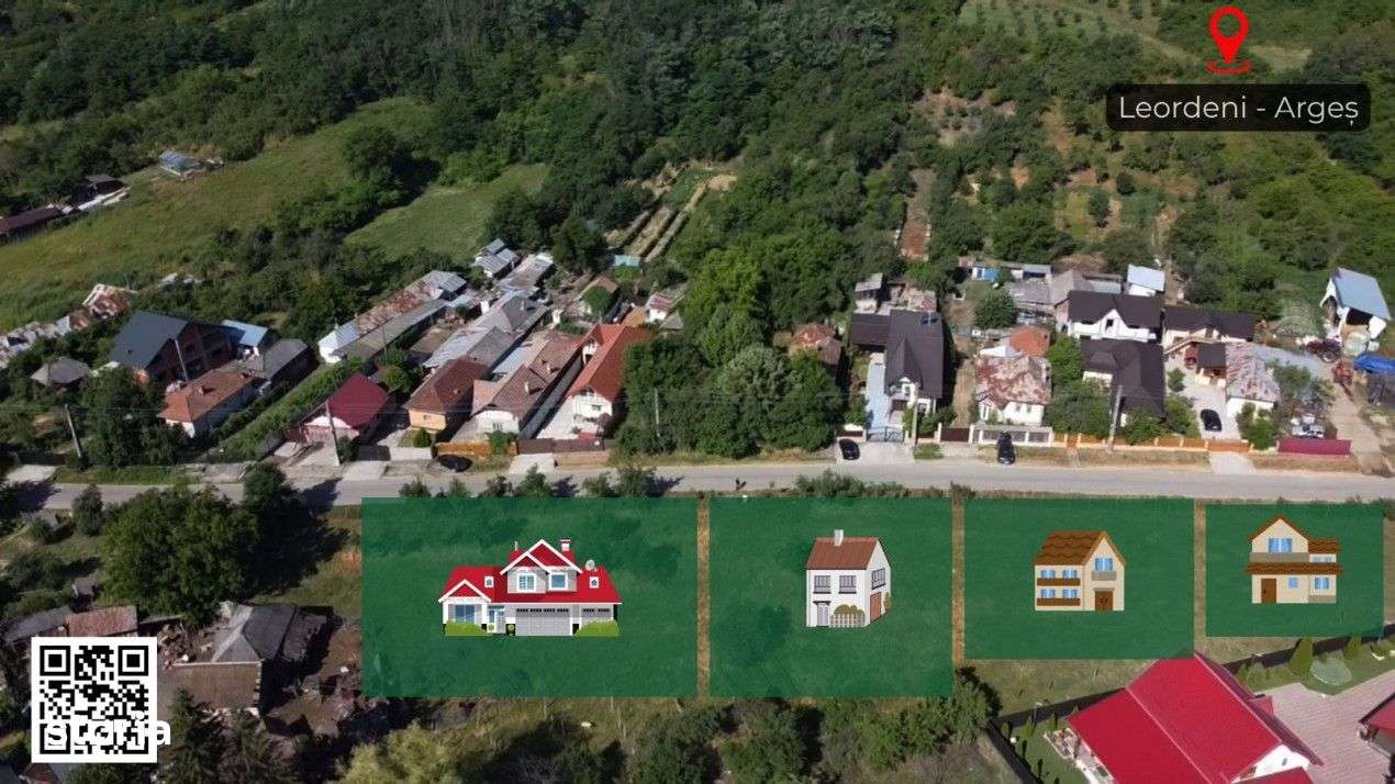Teren intravilan personalizabil – Leordeni, sat Budisteni - Imagine principală: 1/8