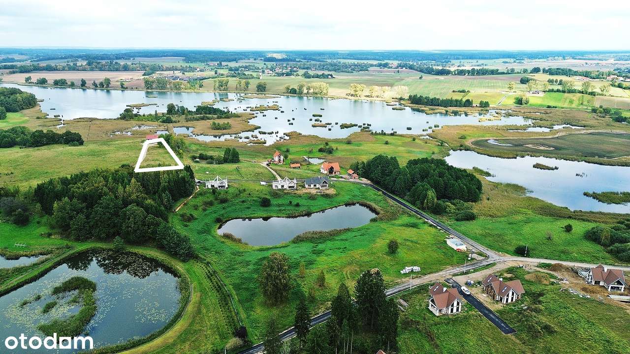 Unikatowa działka budowlana las jezioro Unieszewo Olsztyn-3