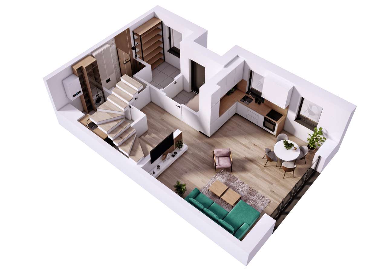 Segment przy ul. Matejki +2 miejsca parkingowe - Pełny obrazek: 4/5