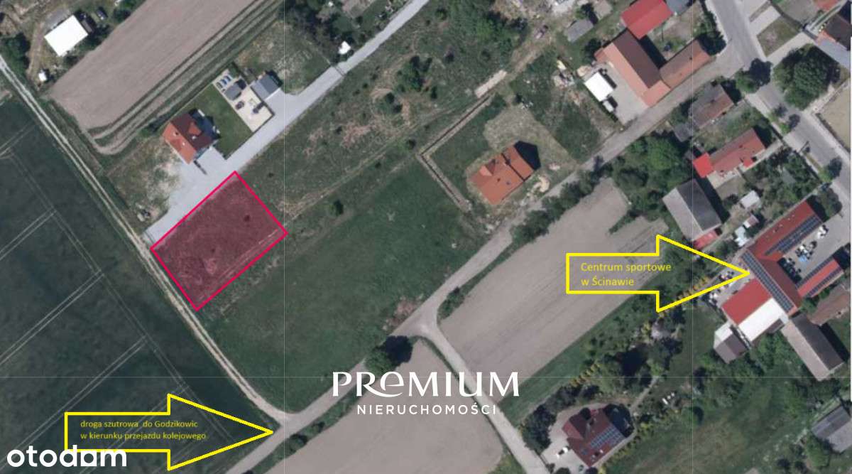 Działka 9,92 ar Ścinawa k/Oława dobra lokalizacja - Pełny obrazek: 4/6