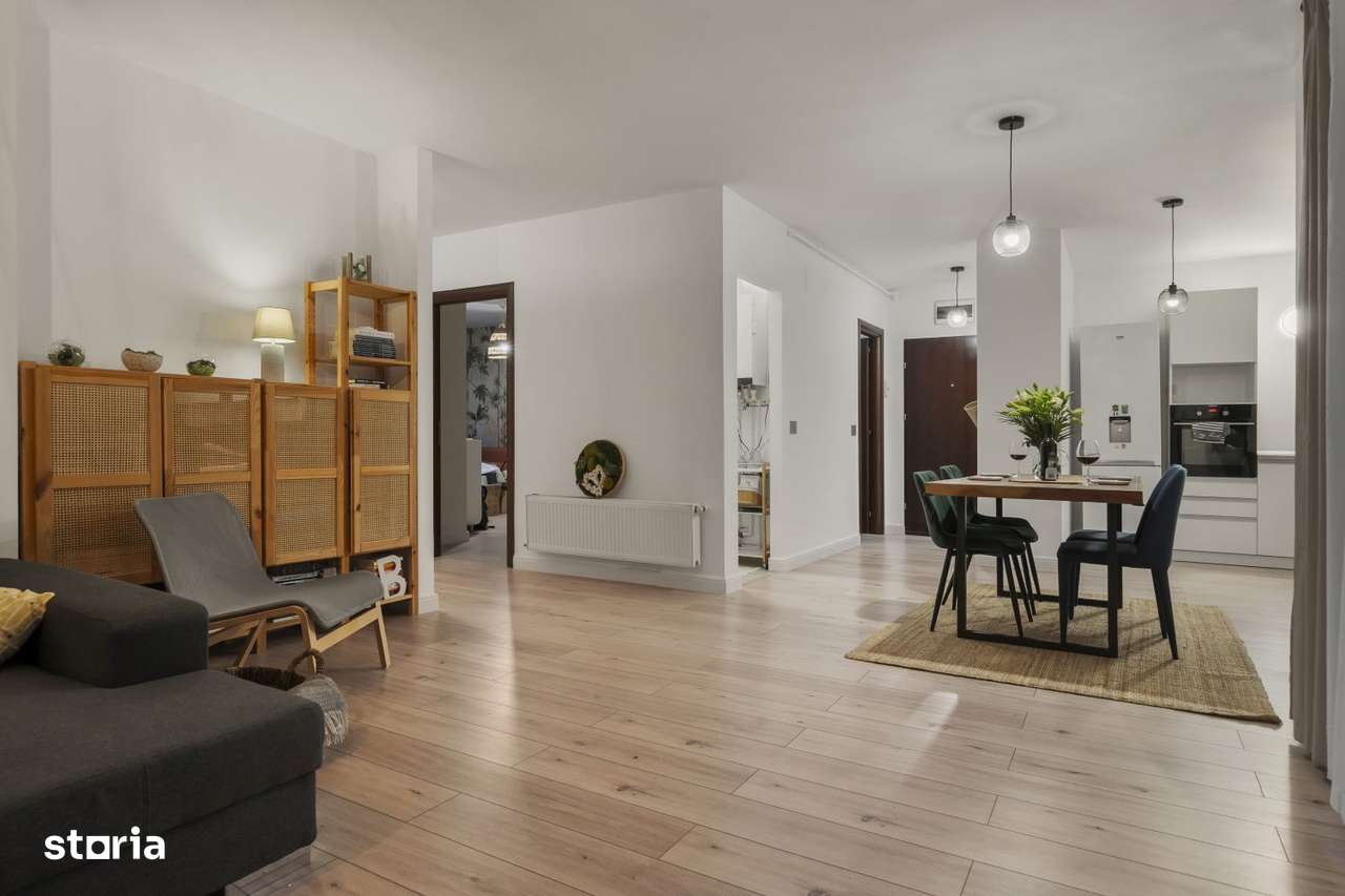 PRIMA ÎNCHIRIERE | BĂNEASA | 3 camere, 107 MP, 2 băi, 2 locuri parcare - Imagine principală: 2/20