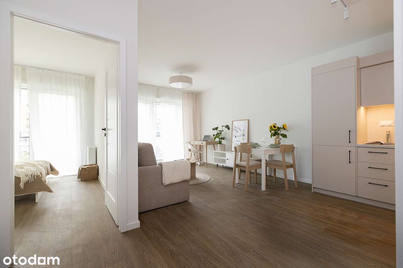 Apartament 2 pokoje 42m2 |Pierwszy najem| Przyjazne zwierzętom| - Pełny obrazek: 2/16