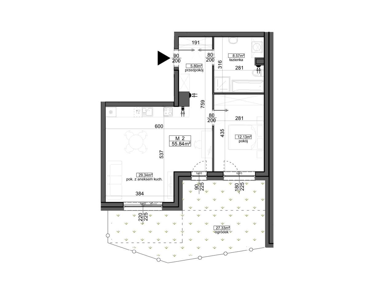 Mahonia Premium | mieszkanie 2-pok. | 28 - Pełny obrazek: 2/8