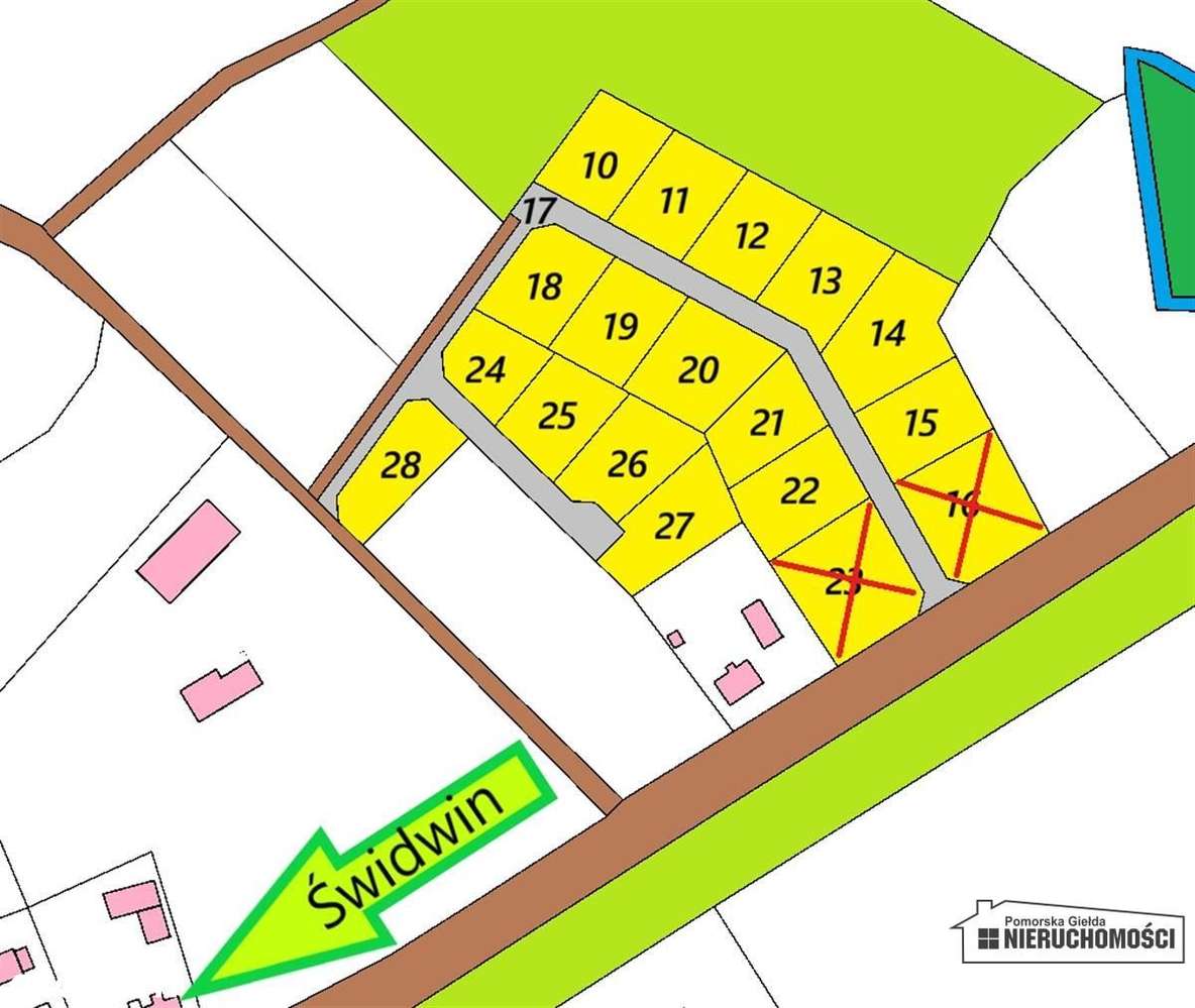 Redło 10 km od Świdwina - działka budowlana na rat-2
