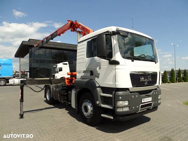 MAN TGS 18.360 / MANUAL + HDS TEREX 165.2 E - 6 X SLIDE - 16.6 M / PILOT / 2009 - 8