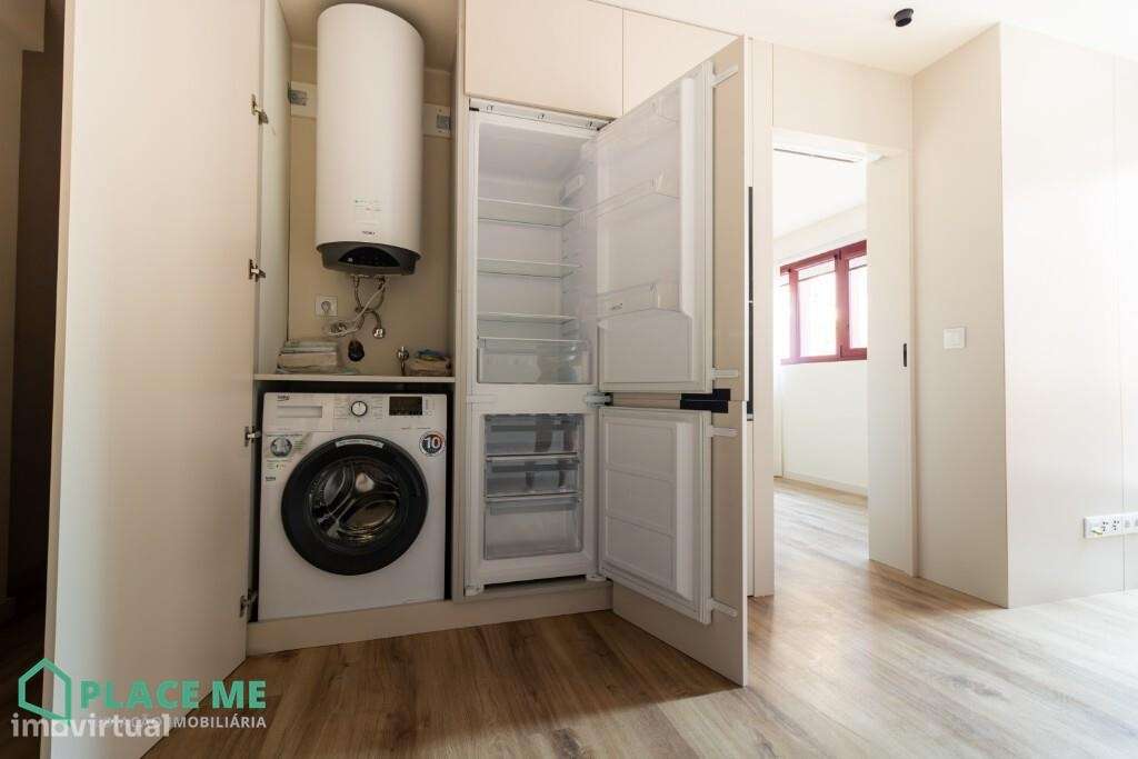 Apartamento T1 - Novo - Centro Braga - C/ Terraço - Equipado e Mobilad-8