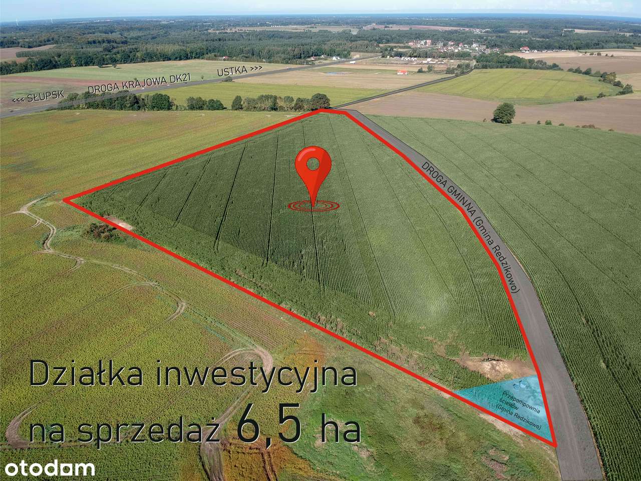 KOMPLEKS 50 DZIAŁEK BUDOWLANYCH – WŁYNKOWO  K. SŁUPSKA I USTKI - Pełny obrazek: 2/6