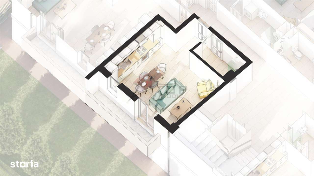 Apartament 1 camera Visan - Bucium - Imagine principală: 4/4