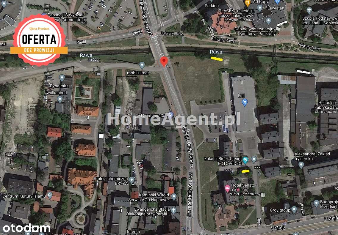 Działka pod reklamę przy Dudy-Gracza koło Lidla. - Pełny obrazek: 4/4