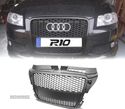 GRELHA FRONTAL LOOK RS3 PARA AUDI A3 8P 08-12 PRETO - 1