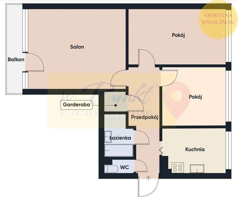 Blok wielka płyta, 3 pokoje, Tylko 7 440 Pln/mkw.-4