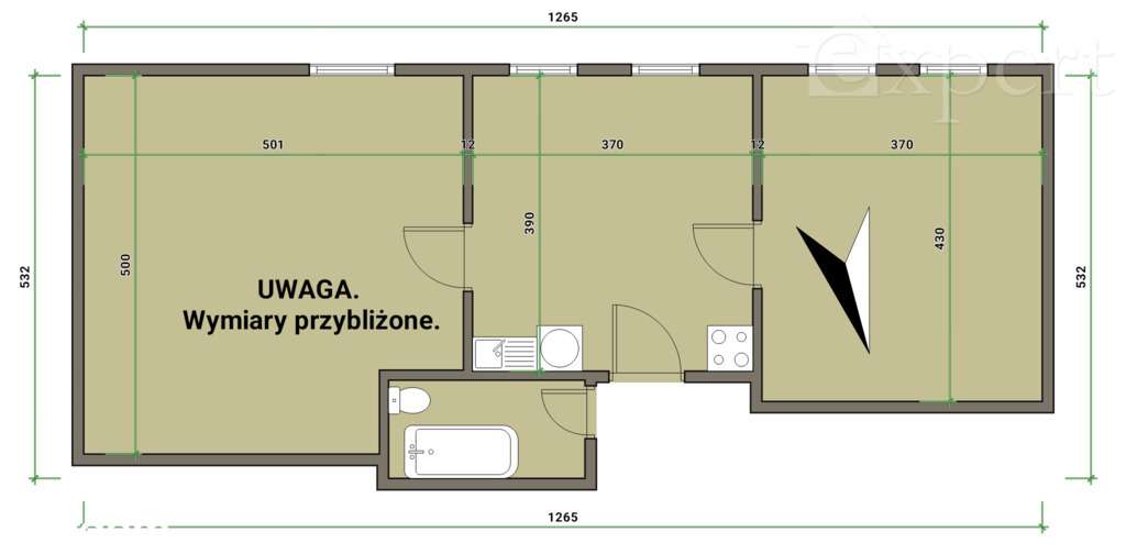 Duże mieszkanie przy parku 116m2-ul Bydgoska.-14