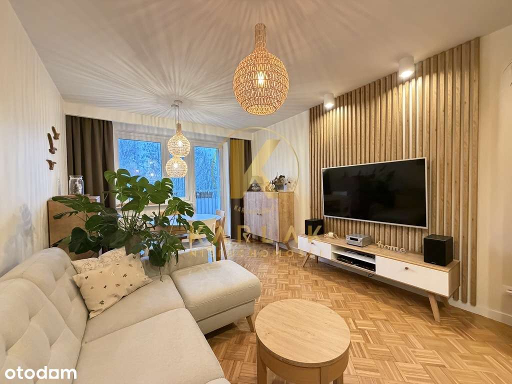 Stylowe 3 pokoje na Rusa - 62,9 m²