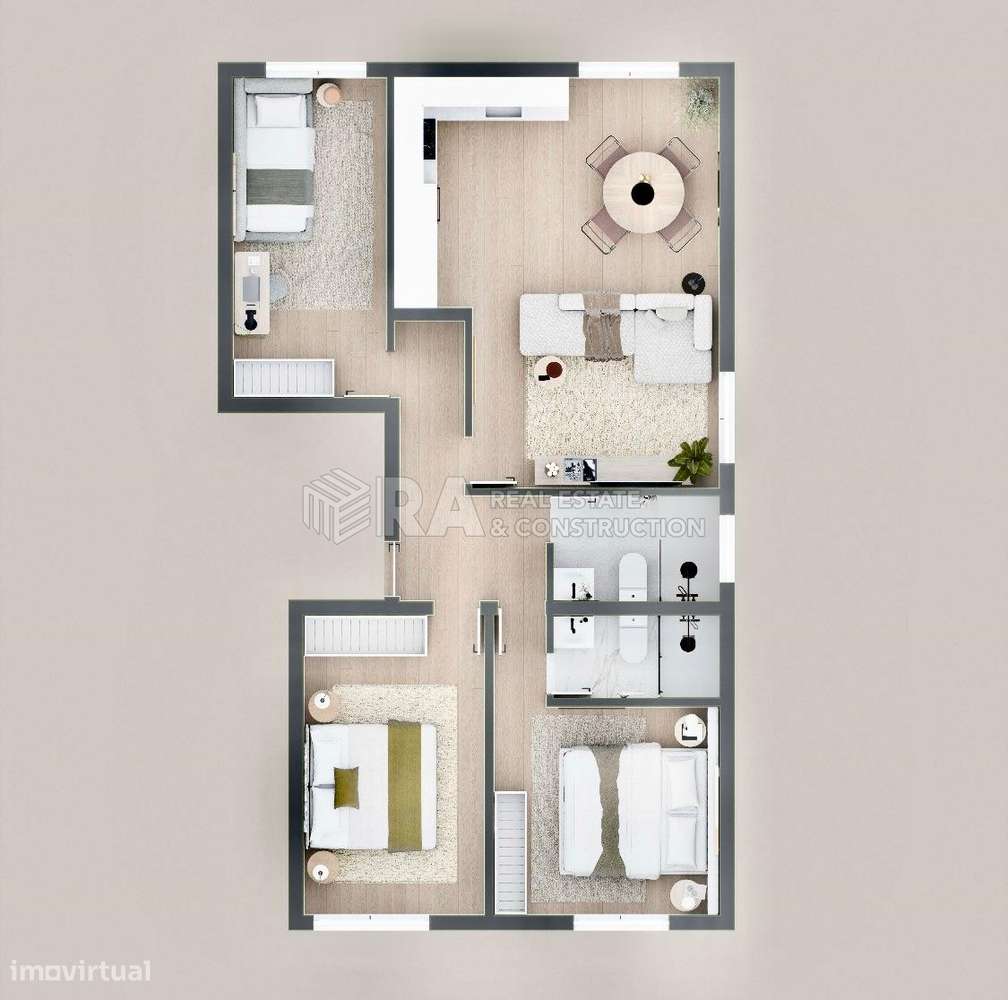 Apartamento T3 Venda em Azeitão (São Lourenço e São Simão),Setúbal-5