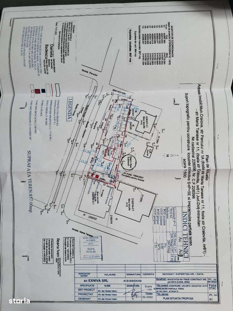 Intravilan 850mp,zona Billa,toate avizele pt autorizatie constructie. - Imagine principală: 3/5