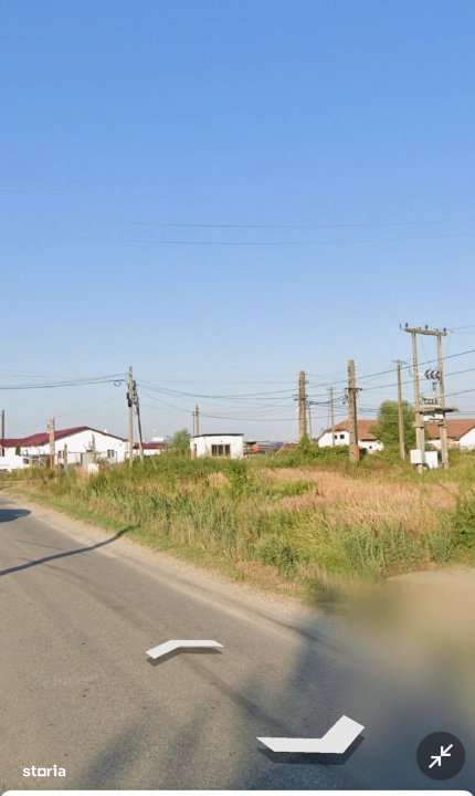 Teren intravilan 2171 mp Cateasca Arges, deschidere 49 ml - Imagine principală: 1/3