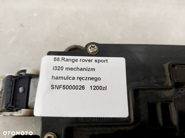 RANGE ROVER SPORT L320 MECHANIZM HAMULCA RĘCZNEGO ELEKTR. SNF5000026 - 7