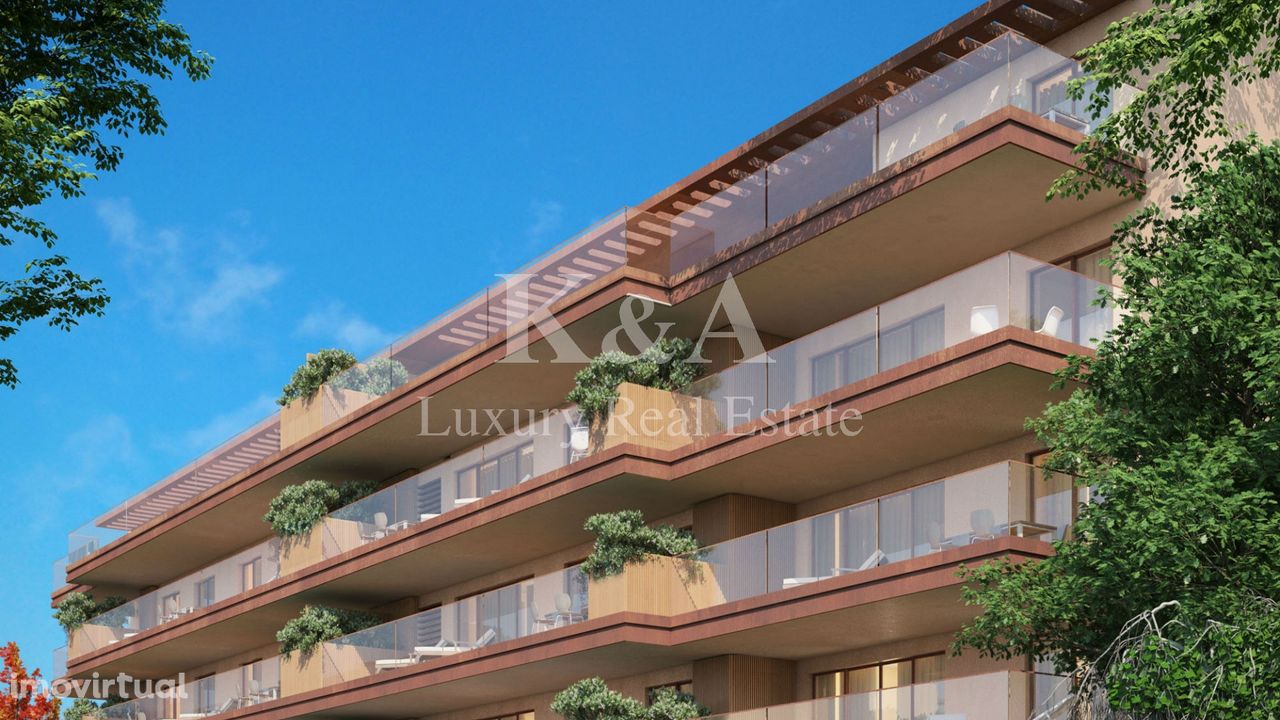 Apartamento com vistas de rio e mar