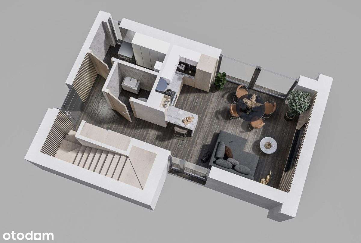 Dwupoziomowy apartament w zacisznej lokalizacji-5