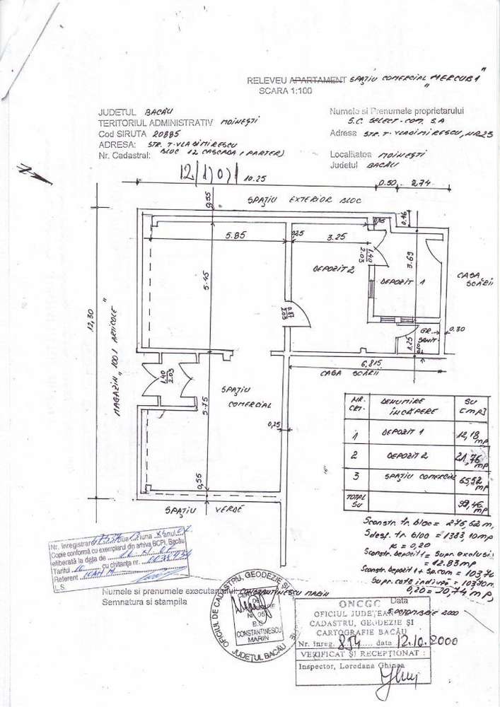 Vanzare spatiu comercial Moinesti, T. Vladimirescu 12-8